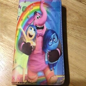 Colorful Inside Out Character Print Wallet